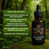 Herbal Growth Bundle - Fenugreek Hair Growth Serum + Whipped Chebe Hair Growth Butter - 6 oz