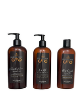 Thirst Quench Bundle - Growth Elixir Shampoo + Mane Milk Conditioner + Majestic Mane Thirst Quench Leave-In Conditioner - 24 oz