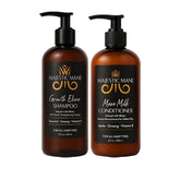 Growth Elixir Bundle - Growth Elixir Shampoo + Mane Milk Conditioner - 16 oz