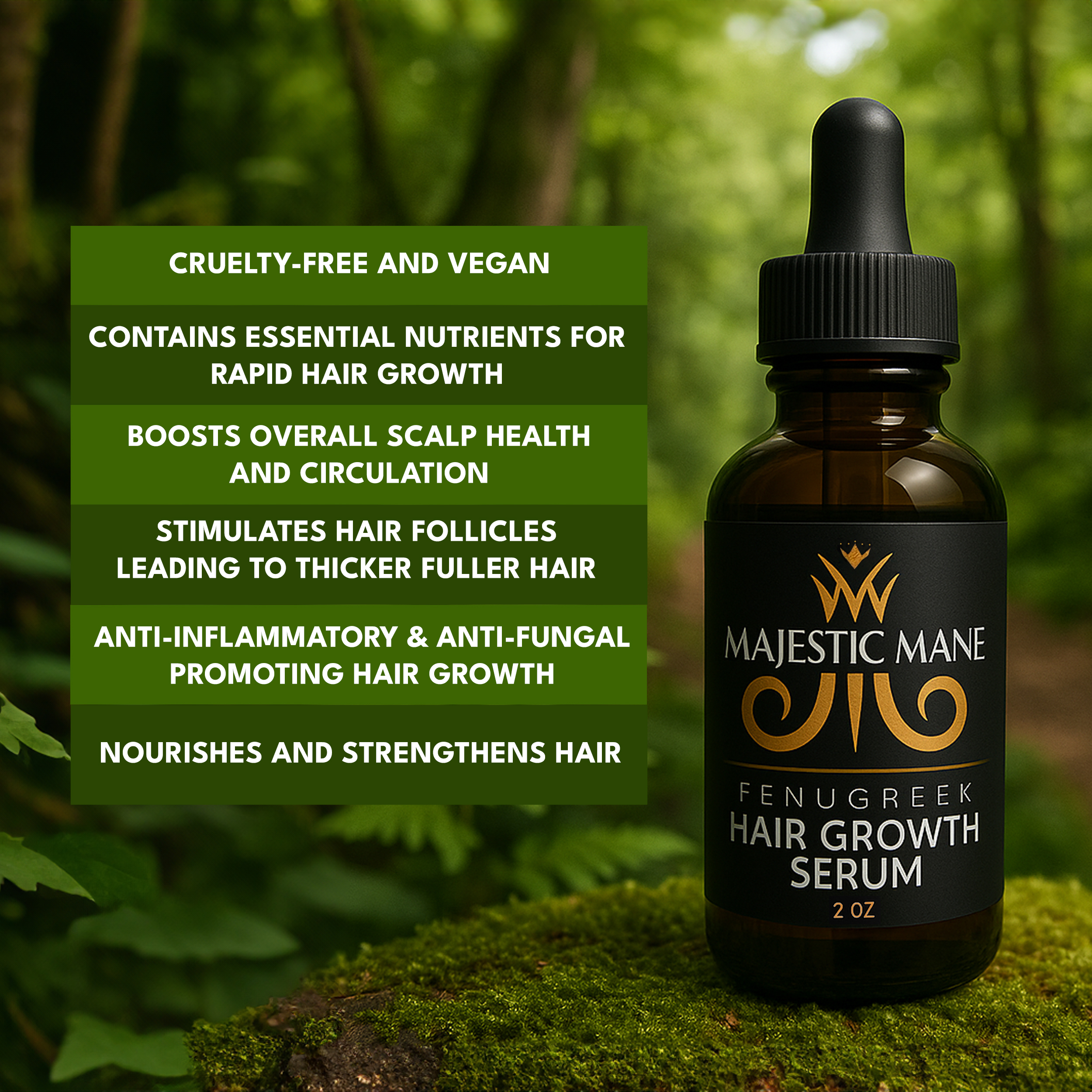 Ultimate Growth Bundle - Growth Elixir Shampoo + Mane Milk Conditioner + Majestic Mane Thirst Quench Leave-In Conditioner + Majestic Mane Rejuvenation Hair Mask + Fenugreek Hair Growth Serum + Whipped Chebe Hair Growth Butter - 34 oz