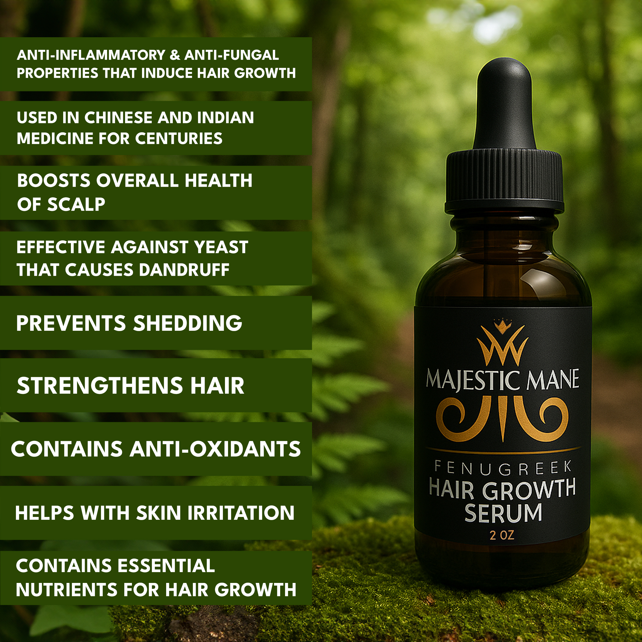 Ultimate Growth Bundle - Growth Elixir Shampoo + Mane Milk Conditioner + Majestic Mane Thirst Quench Leave-In Conditioner + Majestic Mane Rejuvenation Hair Mask + Fenugreek Hair Growth Serum + Whipped Chebe Hair Growth Butter - 34 oz