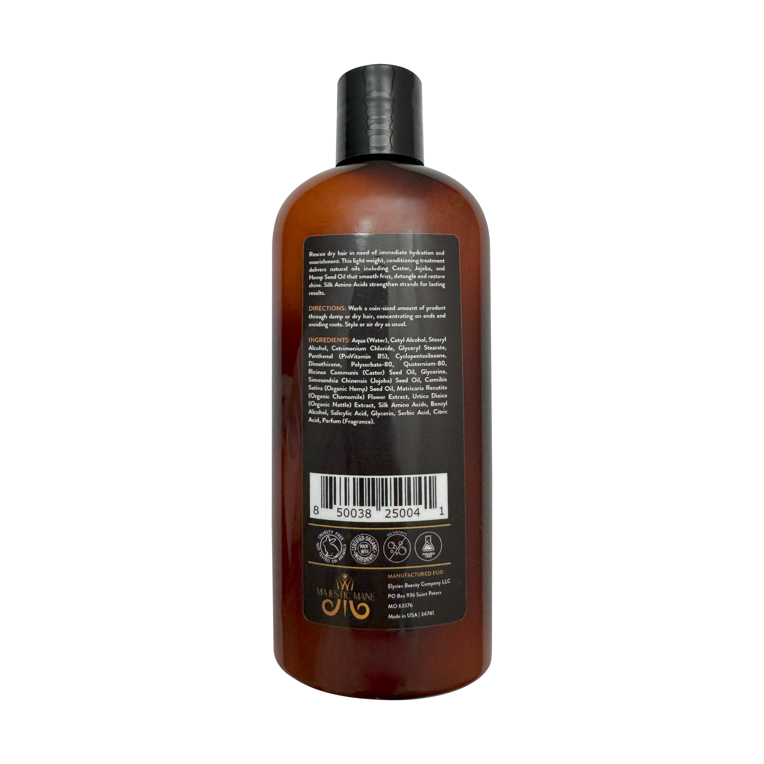 Ultimate Growth Bundle - Growth Elixir Shampoo + Mane Milk Conditioner + Majestic Mane Thirst Quench Leave-In Conditioner + Majestic Mane Rejuvenation Hair Mask + Fenugreek Hair Growth Serum + Whipped Chebe Hair Growth Butter - 34 oz