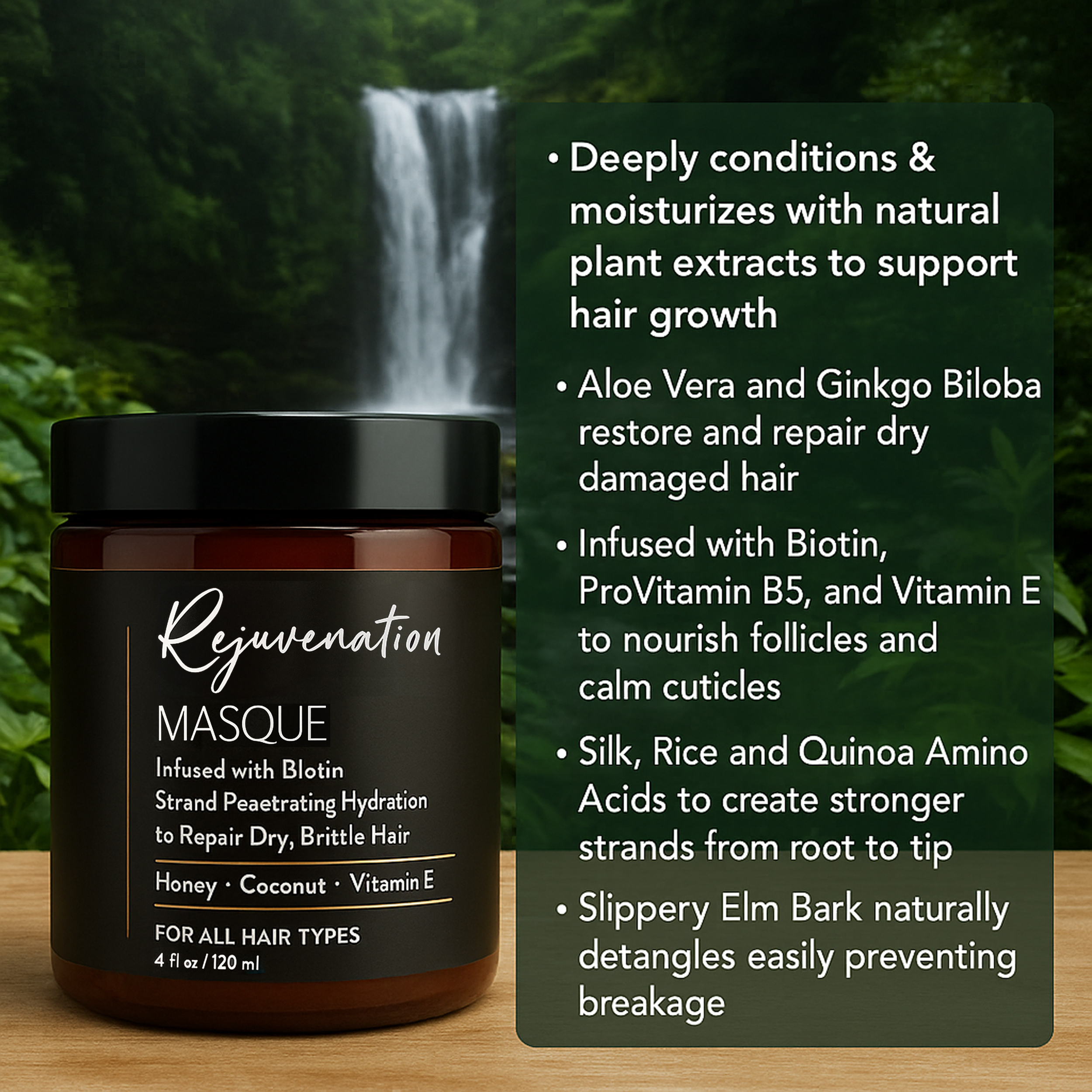 Ultimate Growth Bundle - Growth Elixir Shampoo + Mane Milk Conditioner + Majestic Mane Thirst Quench Leave-In Conditioner + Majestic Mane Rejuvenation Hair Mask + Fenugreek Hair Growth Serum + Whipped Chebe Hair Growth Butter - 34 oz