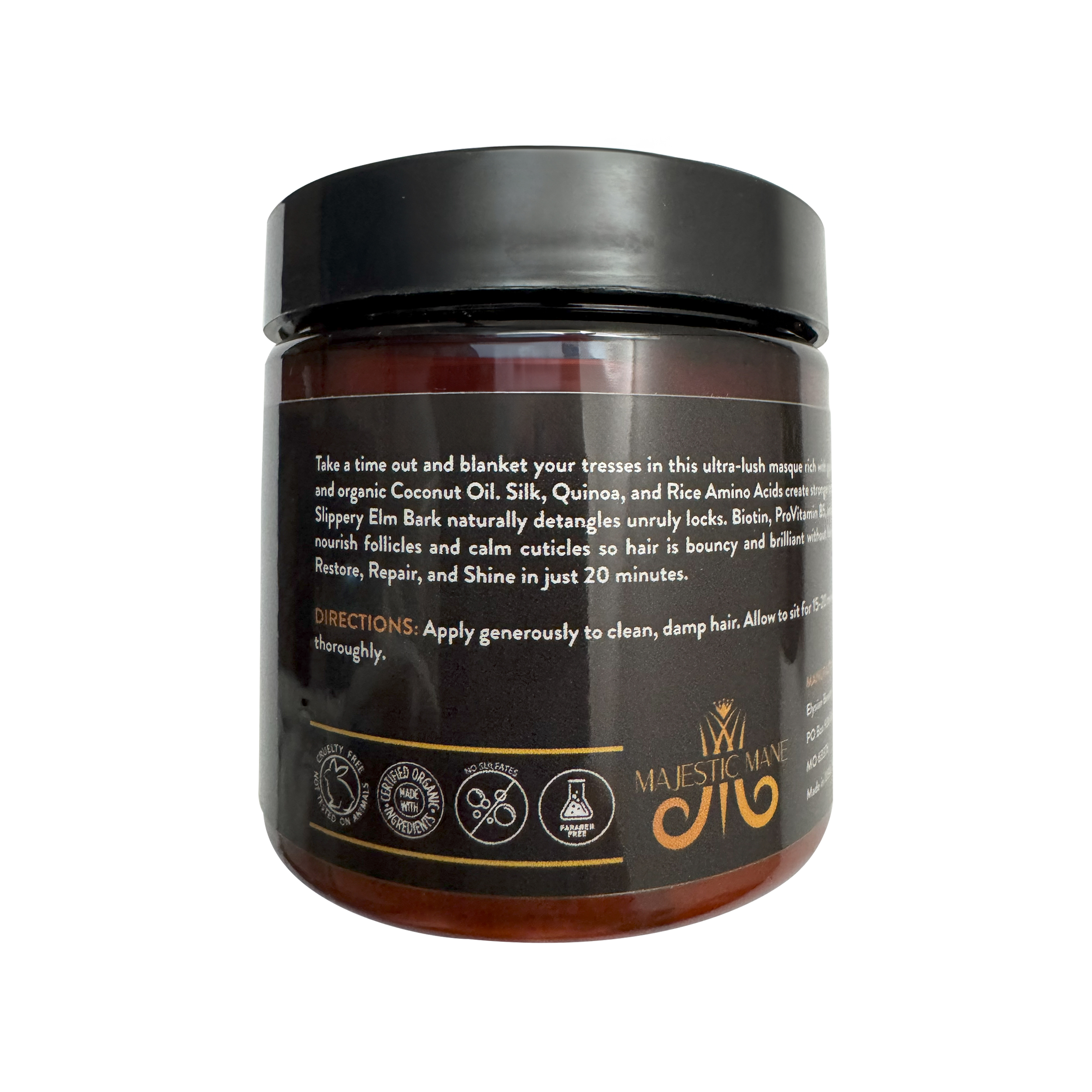 Ultimate Growth Bundle - Growth Elixir Shampoo + Mane Milk Conditioner + Majestic Mane Thirst Quench Leave-In Conditioner + Majestic Mane Rejuvenation Hair Mask + Fenugreek Hair Growth Serum + Whipped Chebe Hair Growth Butter - 34 oz