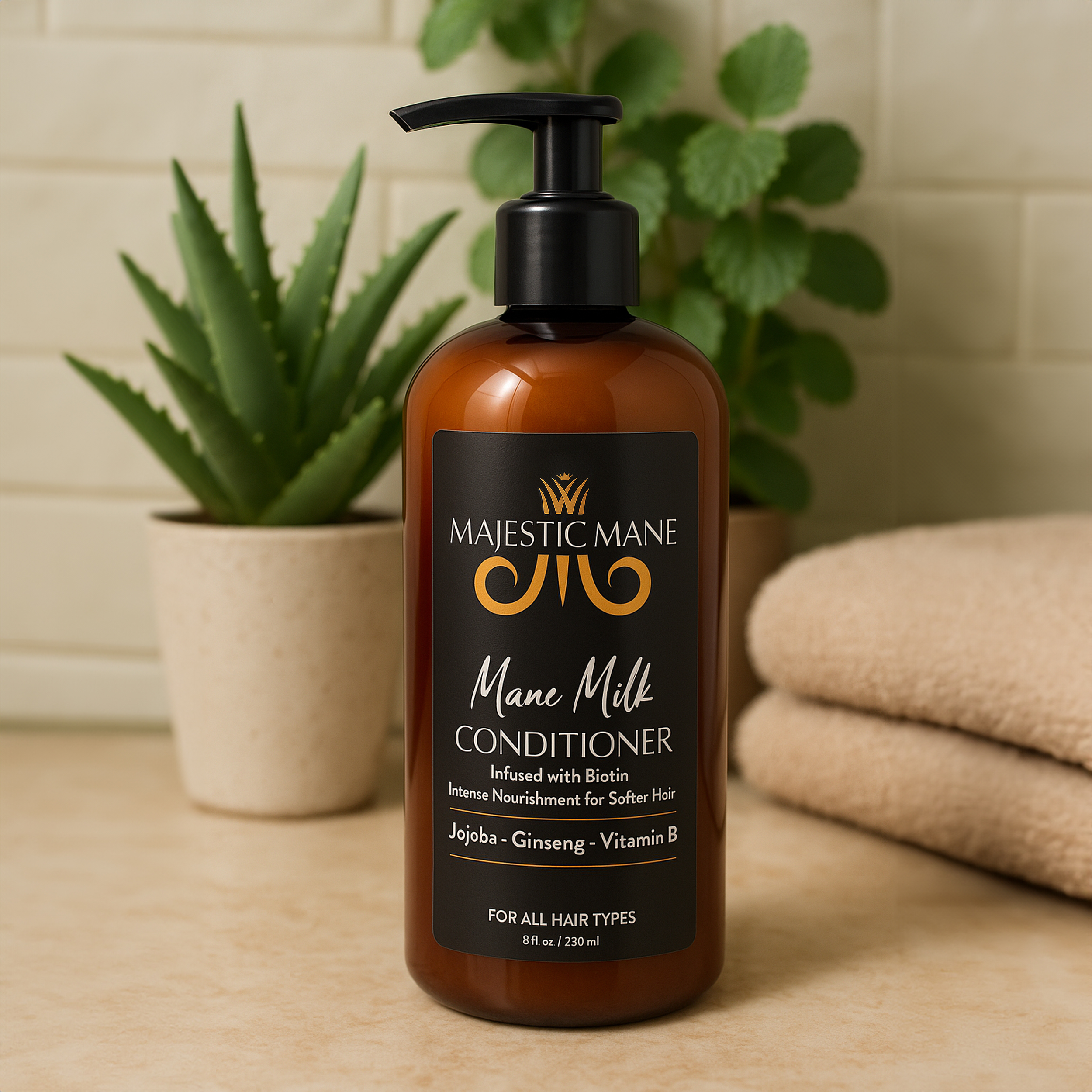 Growth Elixir Bundle - Growth Elixir Shampoo + Mane Milk Conditioner - 16 oz