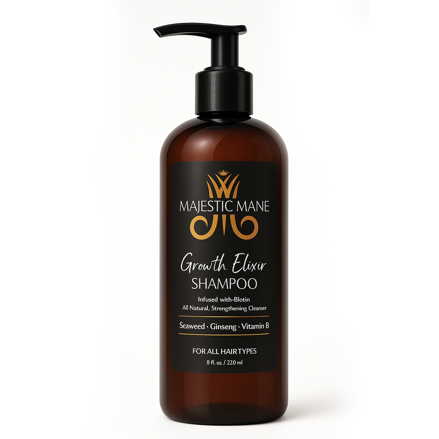 Rejuvenation Growth Bundle - Growth Elixir Shampoo + Mane Milk Conditioner + Majestic Mane Thirst Quench Leave-In Conditioner + Majestic Mane Rejuvenation Hair Mask + Fenugreek Hair Growth Serum - 30 oz